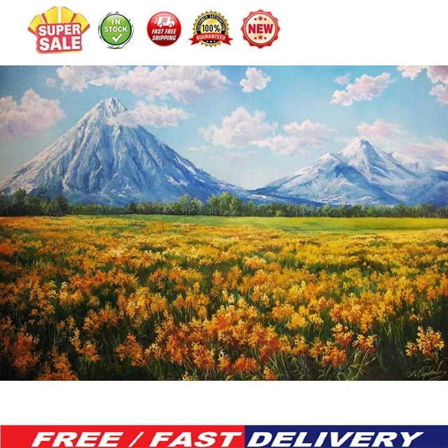 (DF3186) 5D HAZLO TÚ MISMO taladro completo pintura de diamantes paisaje punto de cruz kit artesanal (LD)