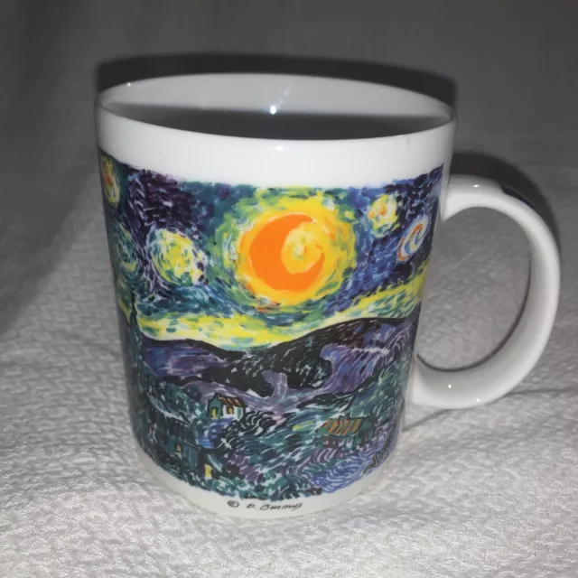 Chaleur Masters Van Gogh Starry Night Collection D. Burrows 18oz. Coffee Mug Cup