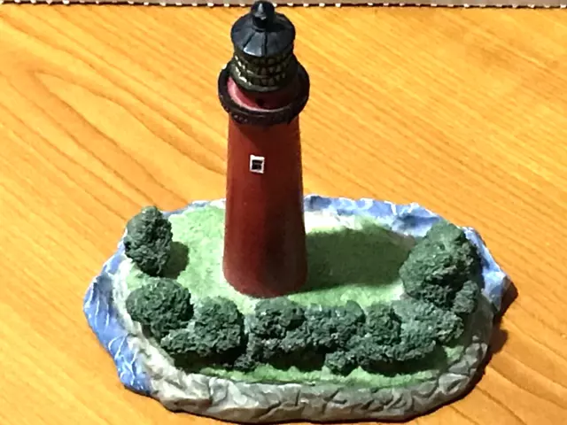 Lighthouse Jupiter Inlet Florida #840536 VTG 1997 Kerry North America Hand Paint