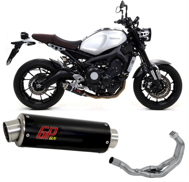 Ligne Complète D'échappement MIVV GP Homologuée - Acier Noir - Compatible KTM RC 390 2014-2016
