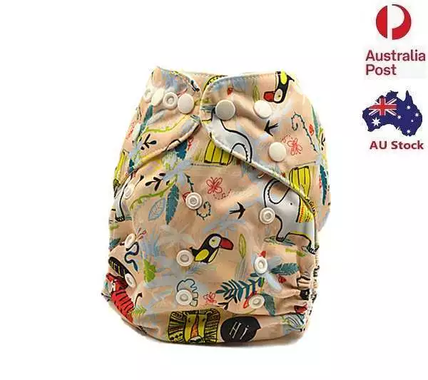 New Baby Boy Girl Unisex Modern Cloth Nappies MCNs Diaper Adjustable Nappy (D13)