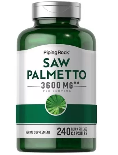 SAW PALMETTO 3600 mg 240 capsulas, cuida tu prostata y tu pelo, envio GRATIS