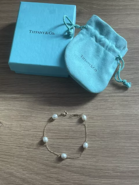 Tiffany pearls by online the yard bracelet