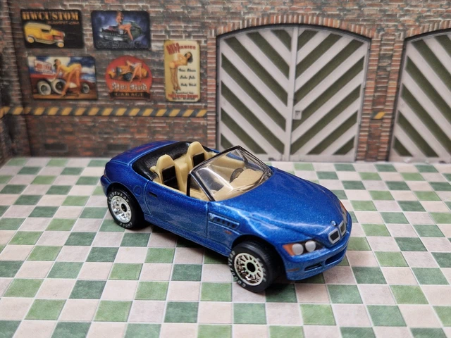 Matchbox BMW Z3 Roadster 1997 Inaugural Collection Blue Diecast Car in MINT Co