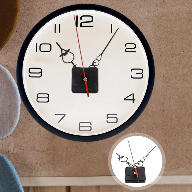 Movimento Albero Lungo Bailinks Di Meccanismi Dell'orologio Kit 4 Pezzi Di Ricambio Per Orologio Al Quarzo Con Albero Lungo E 6 Diverse Paia Di Lancette Per Orologi Da Parete Di Ricambio Per