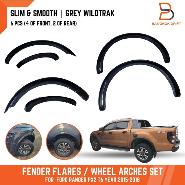 Jungle OFFROAD FENDER FLARES ARCH FOR FORD RANGER PX T6 WILDTRAK 2012 2013 2014