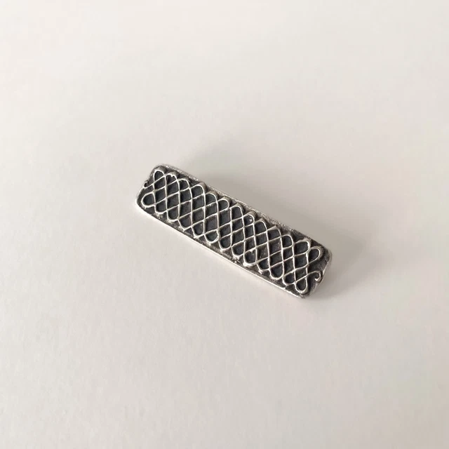Broche Ancienne Argent – Pierre Translucide (Réf 77943)