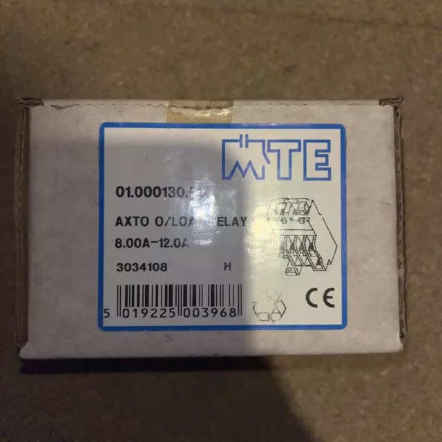 MTE   AXTO  Overload Relay 8 - 12 Amp