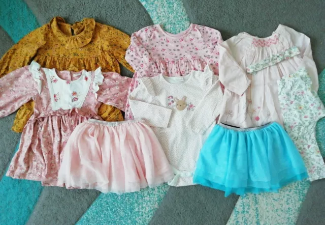 NEXT 9-12 monts Baby girls clothing bundle Tutu skirt dress Outfit Tunic