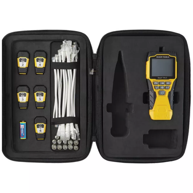 Klein Tools VDV501-853 Scout Pro 3 Tester with Test + Map™ Remote Kit new