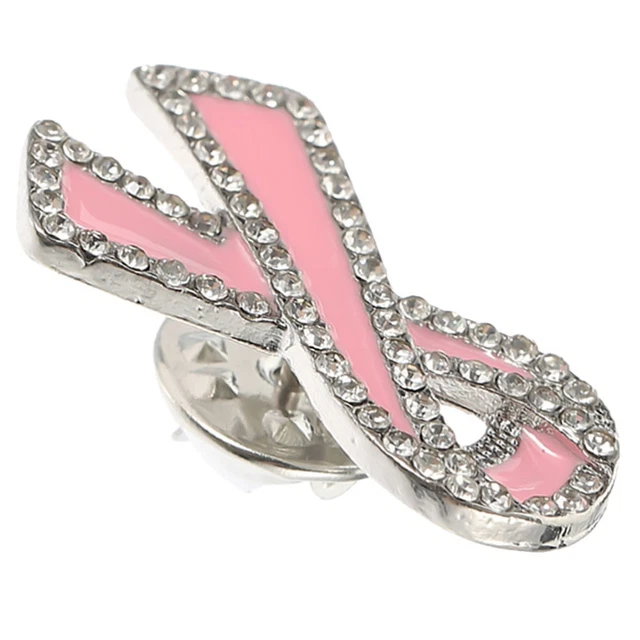 Set Di 3 Spille Con Nastro Rosa Per Sensibilizzazione Sul Cancro Al Seno - Spille Da Bavero In Lega Smaltata Con Chiusura Sicura, Gioielli Di Supporto Ed Eleganza