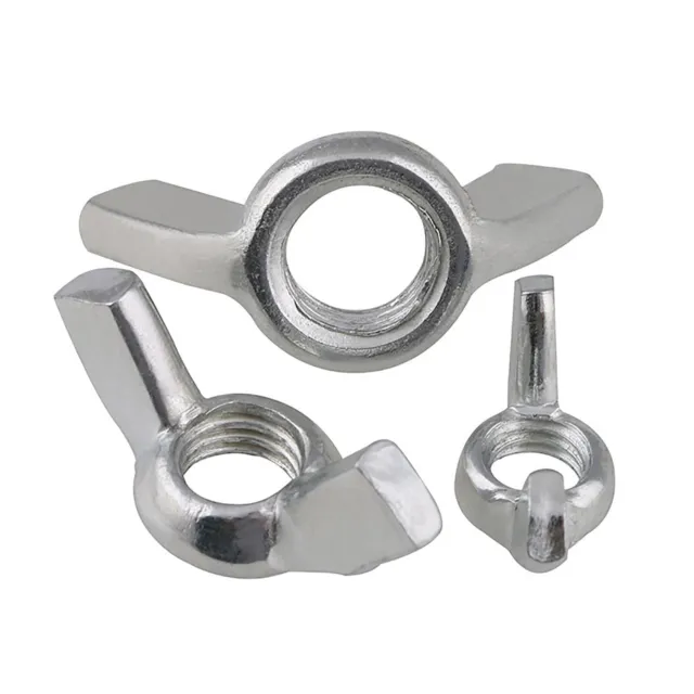 Wing Nuts Fit Bolts & Screws - A2 304 Stainless Steel M3 M4 M5 M6 M8 M10 M12