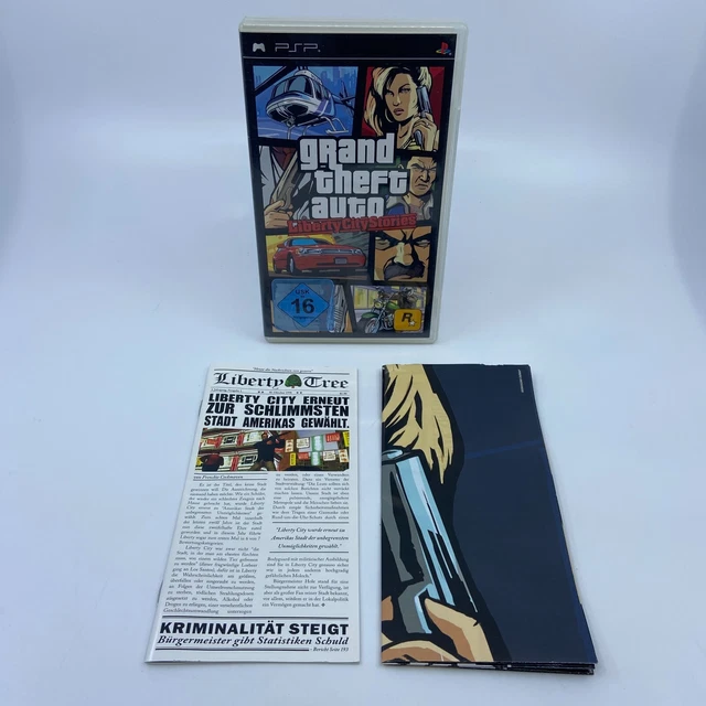 Boîte Vide Seule Pour Jeu PSP Grand Theft Auto Liberty City - Bon état, Manuel Inclus, édition PAL 2006