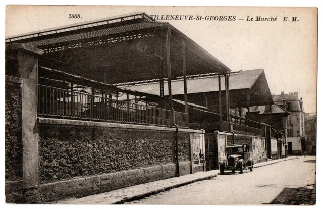 CPA 94 - VILLENEUVE SAINT GEORGES (Val de Marne) - 5408. Le Marché - E.M.