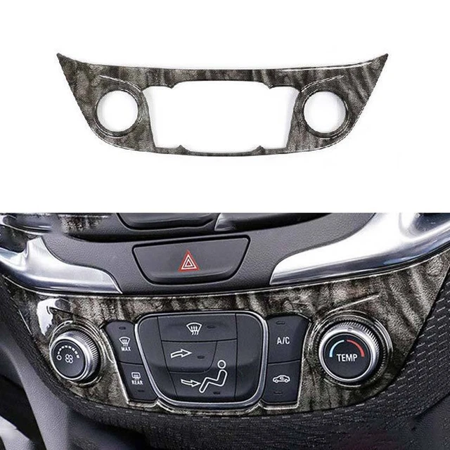 Marbling Grain Console AC Switch Panel Frame Cover For Chevrolet Equinox 2018-24