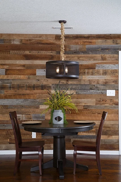 Vintage Harvest Reclaimed Barn Wood Wall Planks - Naturally Weathered Rustic Ki