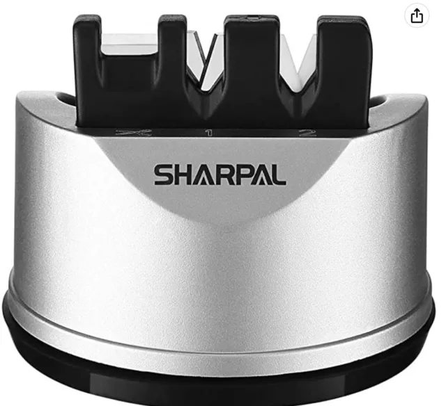 SHARPAL 101N 6-In-1 Pocket Knife Sharpener & Survival Tool, with Fire  Starter Ferro Rod, Whistle & Diamond Sharpening Rod, Quickly Repair,  Restore and
