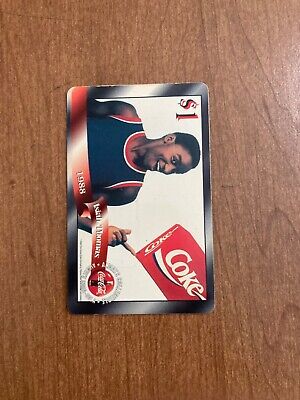 1996 Coca-Cola sprint phone card $1.00 1988 Isiah Thomas