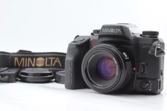 【EXC+5 w/ Strap】 Minolta α7 a-7 Maxxum Dynax Film Camera AF 50mm f1.7 from JAPAN