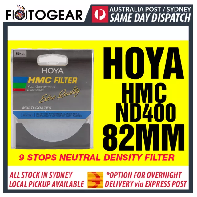 Genuine HOYA HMC ND400 Netural Density NDx400 Multi-Coated 82mm Filter AUSPOST