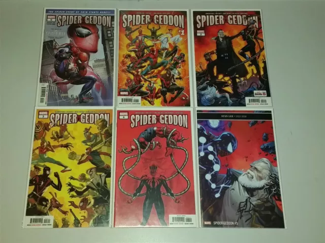 Spider Geddon #0-5 Spiderman Gwen Doctor Octopus Miles Marvel 2018 Set (5)