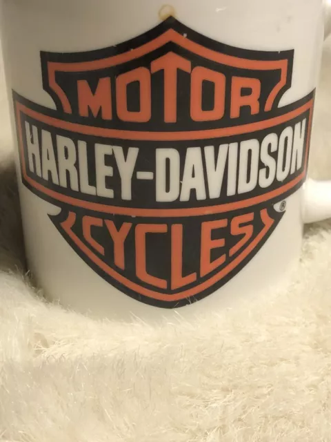 Harley Davidson Motorcycles Shield Coffee Mug, Original Vtg