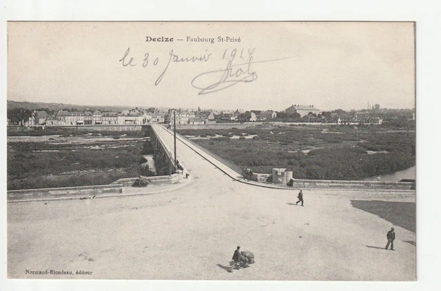 DECIZE - Nievre - CPA 58 - Faubourg St Privé
