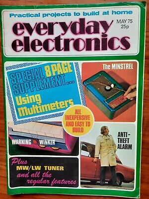 Everyday Electronics May 1975 - Minstrel, Warning Winker, Anti-Theft Alarm