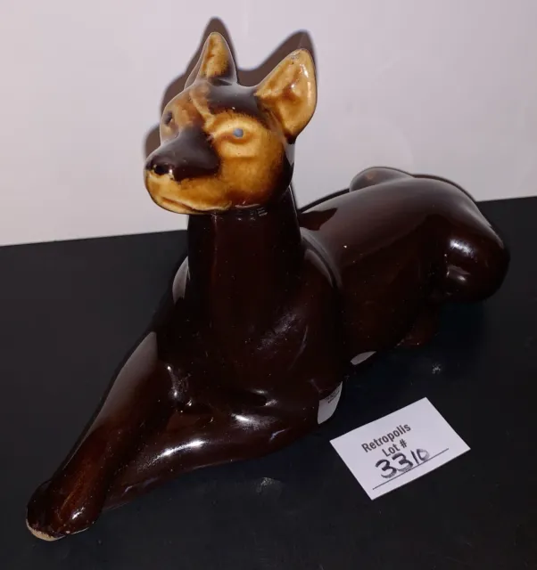 Royal Bavaria Doberman Pinscher Porcelain Ceramic Vintage Dog