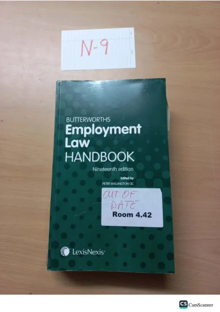 Butterworths Employment Law Handbook 19th ed by Peter Wallington