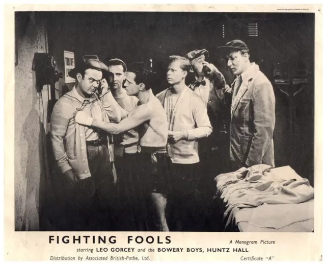 Fighting Fools Original Lobby Card 1949 Leo Gorcey Huntz Hall Gabriel Dell