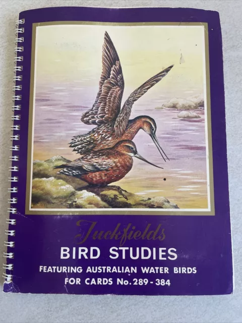 TUCKFIELD'S BIRD STUDIES ALBUM FOR CARDS 289 - 384 Some Cards Missing