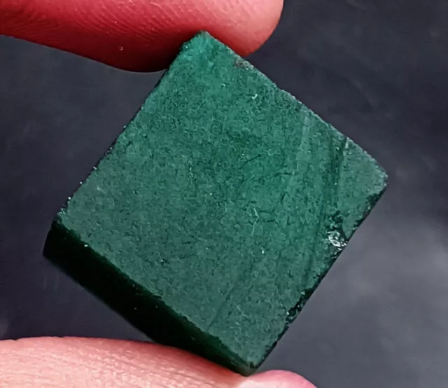 Natural Colombia Green Emerald Raw 80-90 Ct Cube Rough Loose Gemstone kk