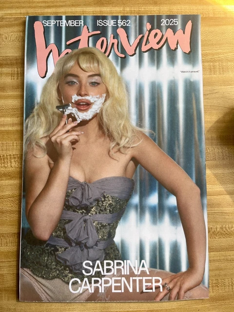 女性情報誌 Interview Sep 2025 Sabrina Carpenter Interview September 2025 サブリナカーペンター Sabrina Carpenter Is