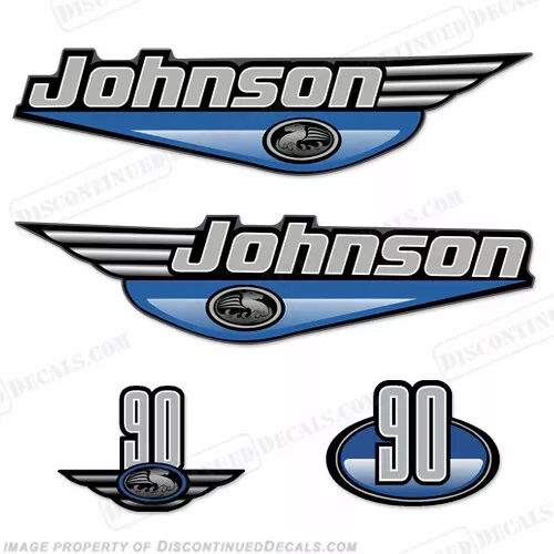 Fits Johnson 1999-2000 90hp Outboard Engine Decal Kit 90 Motor Choose Color!