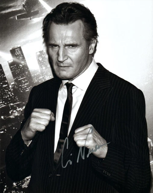 Liam Neeson signed 8x10 Photo Picture autographed VERY NICE + COA