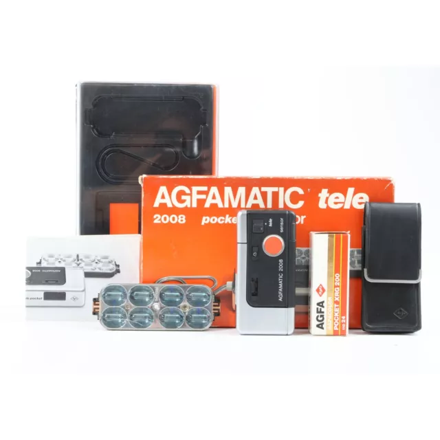 Agfa Agfamatic 2008 Tele Pocket + NEU (252234)