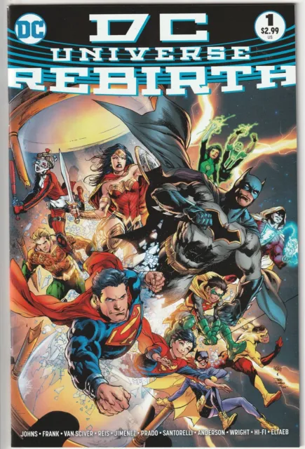 2016 DC UNIVERSE REBIRTH #1 80-Page 1-Shot Special Ivan Reis Variant Near Mint