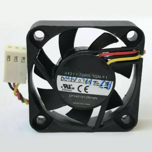 1 pcs Cooler Master A4010-70RB-3QN-F1 DF0401012RFMN 12V 0.16A Fan 3-pin