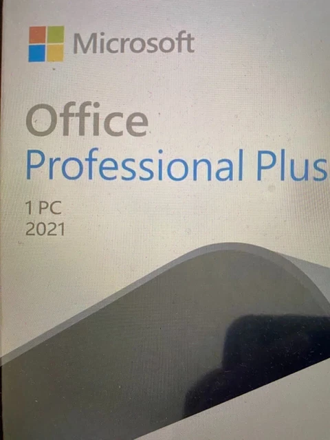 MICROSOFT OFFICE 2021 Professional Plus - Product Key Card EUR 15,00 ...