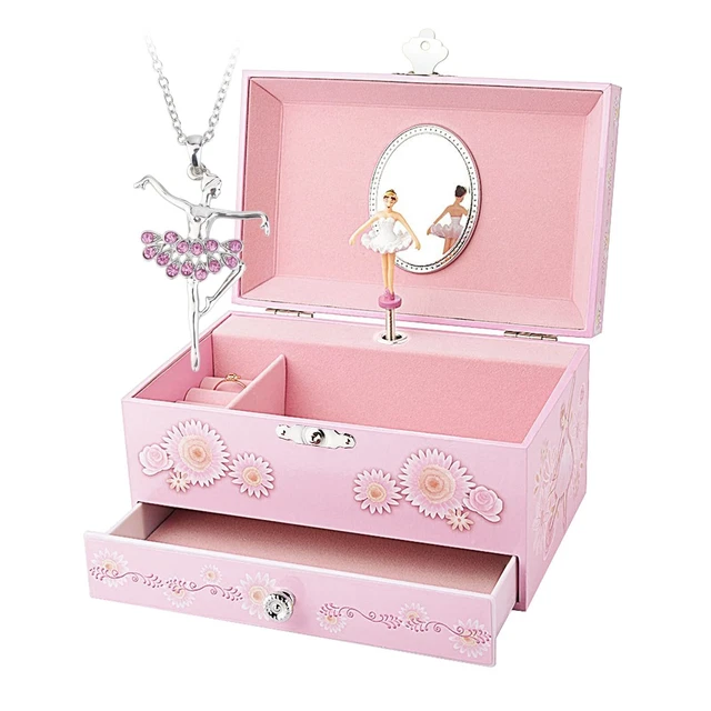 Musical Box for Girls with Drawer and Jewel...