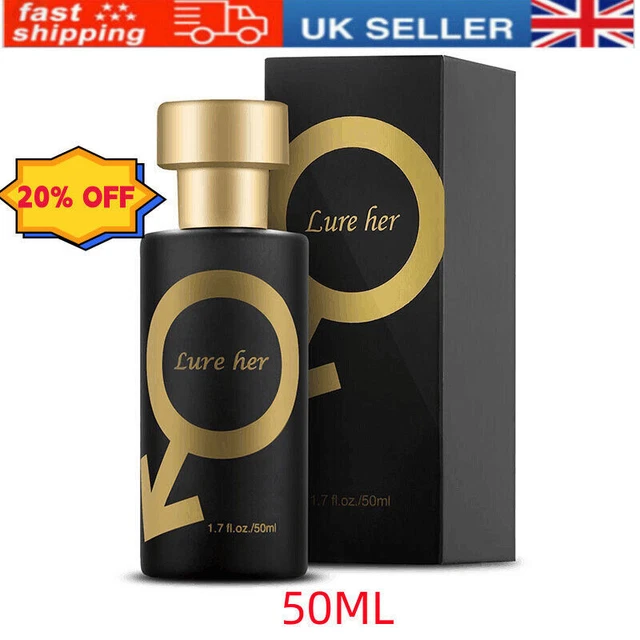 50ML GOLDEN LURE Her Pheromone Perfume Spray for Men to Attract