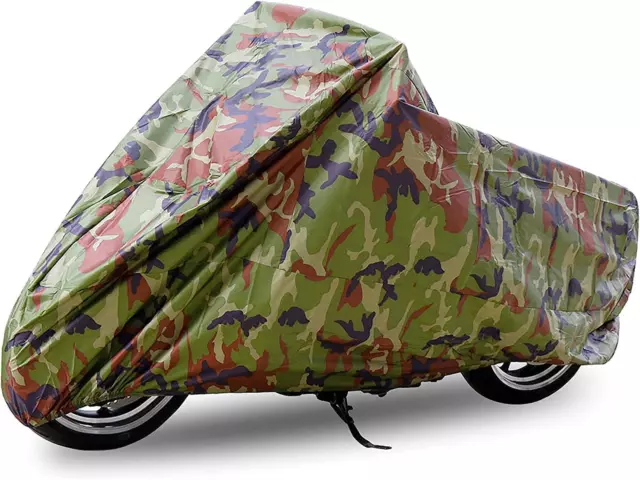 Wasserdicht Motorrad Abdeckung 2XL Camouflage Farbe UV Regen Schutz Staubdicht B