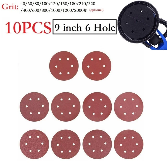 120pcs 125mm 5 Pollici Carta Vetrata Rotonda A Otto Fori Dischi - Foto 7