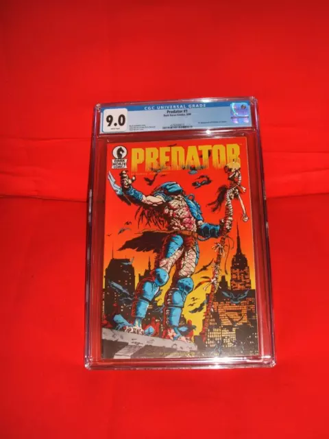 Dark Horse Predator 1 First Print Cgc 9.0 White Pages Key Issue