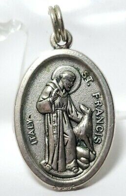 Medalla Colgante Dije Religioso San Vicente San Antonio de Colección #19JWL