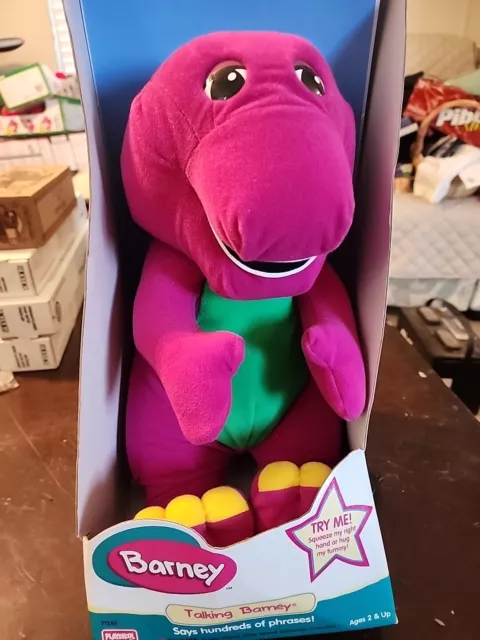 Vintage 1996 Barney Purple Dinosaur Plush The Lyons Group NOS RARE!!