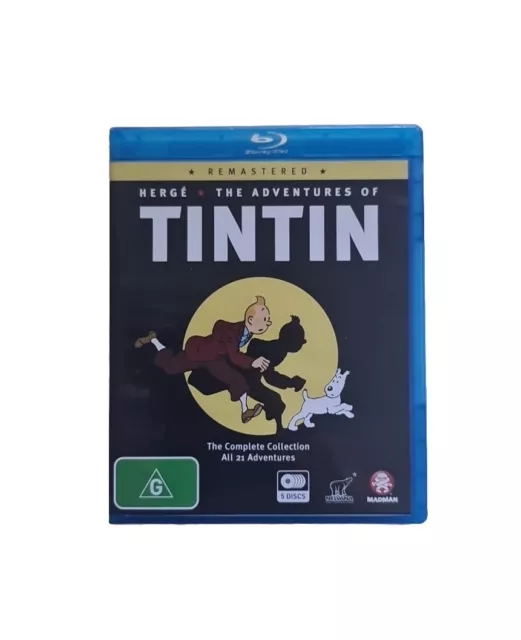 The Adventures of Tintin: The Complete Collection Australian Blu-Ray 5-Disc Set