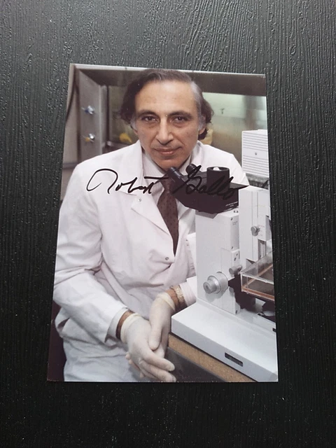 DR. ROBERT GALLO DISCOVERED HIV VIRUS AUTOGRAPHED SIGNED 4x6 GLOSSY PHOTO
