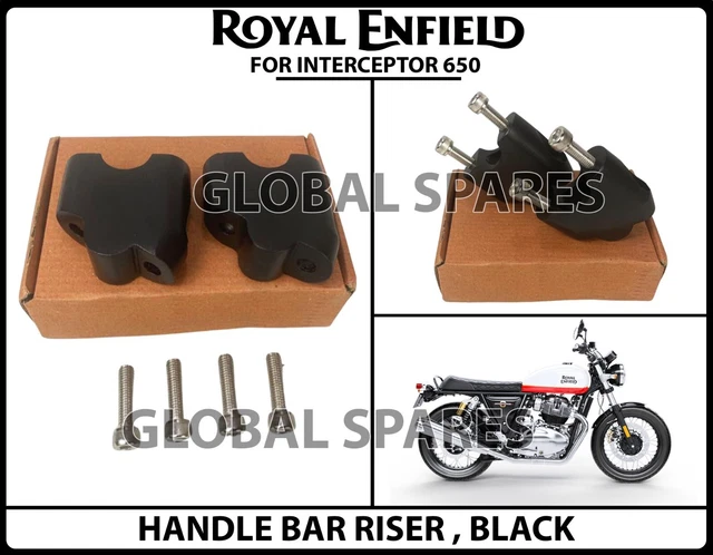 royal enfield interceptor 650 handlebar risers